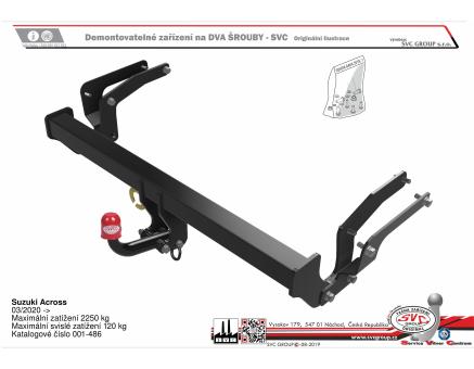 Tažné zařízení Suzuki Across 03/2020->