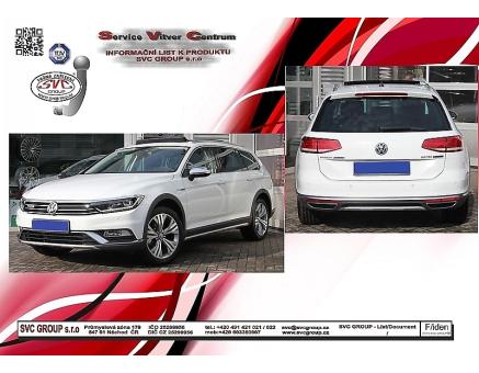 Tažné zařízení VOLKSWAGEN Passat 12/2014->, Alltrack