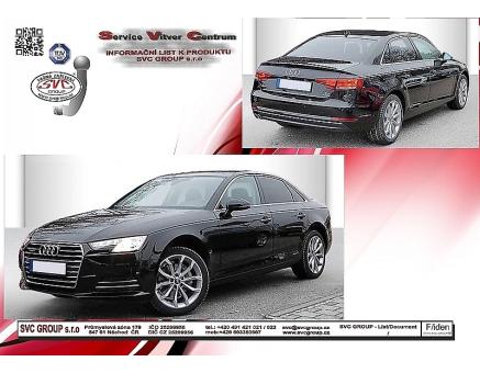 Tažné zařízení Audi A4 11/2015->, Sedan