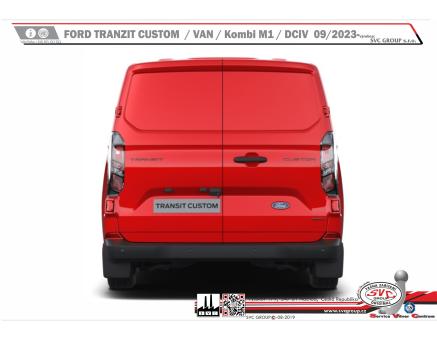 Tažné zařízení Ford Tourneo Custom 10/2023->