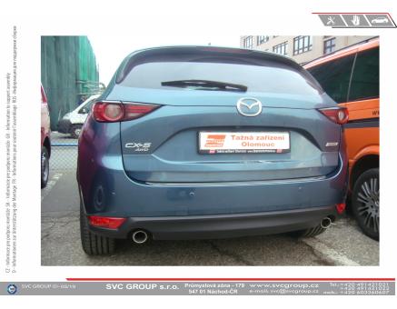 Tažné zařízení Mazda CX 5 05/2017->