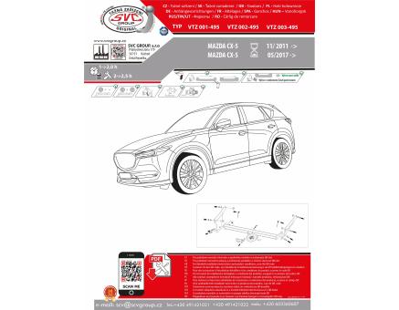 Tažné zařízení Mazda CX 5 05/2017->